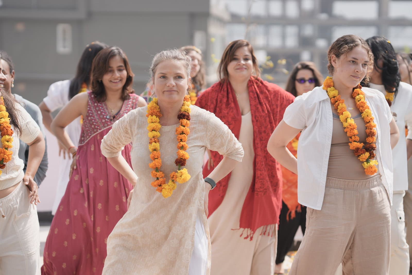 Yoga school student moment 5