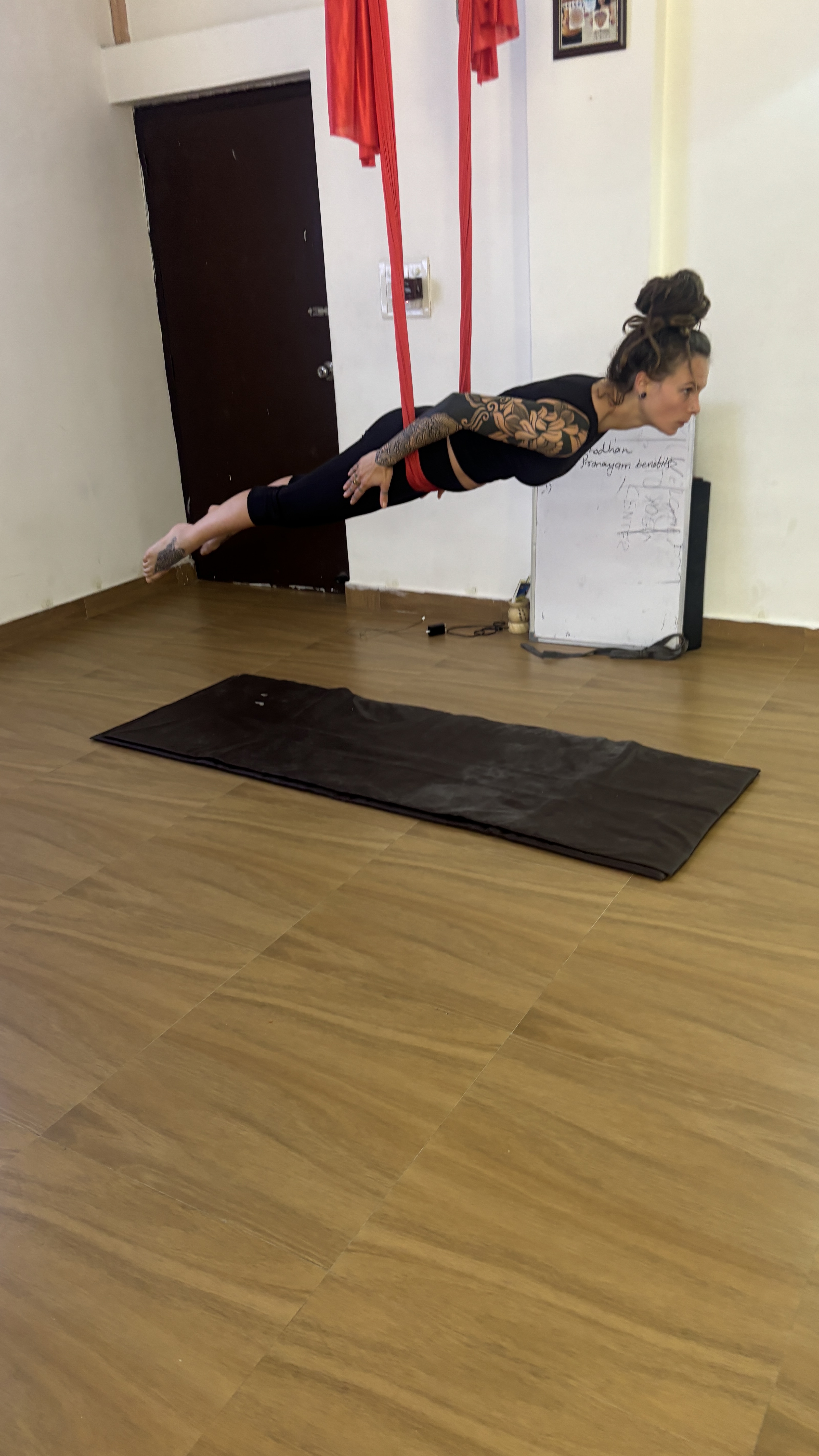 Aerial yoga marina strength